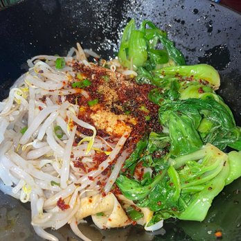 DH Noodles - Spicy Spice Oil Spill Noodle - Chinese Near Me - Queens, New York