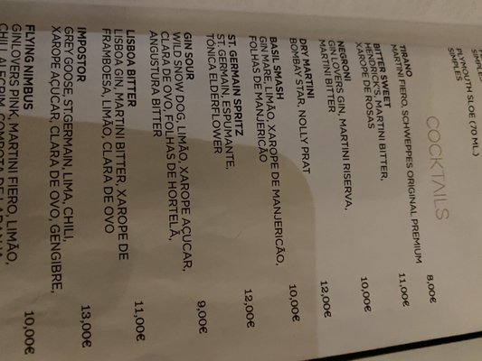 Menu photo 2 Gin Lovers Lisbon, 11