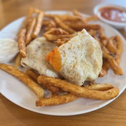 Cream & Sugar Cafe - Buffalo Chicken Wrap