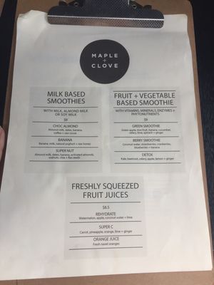 Maple + Clove by null