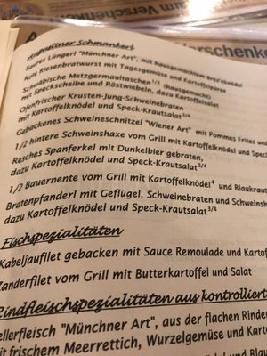 Menu photo 5 Zum Augustiner Munich, BY Menu photo 5 Zum Augustiner Munich, BY