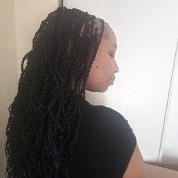 Senegalese Twists to lower back 1B/SF4 6hours