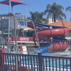 City Heights Recreation Center - Water slide. Must be 7 year olds and up and taller than 48 inches tall
