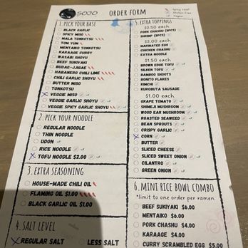 Sojo Ramen - Order form - Ramen Near Me - Fremont, California Sojo Ramen - Order form - Ramen Near Me - Fremont, California