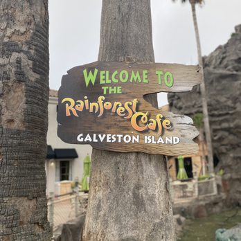 Rainforest Cafe - Galveston sign - American Near Me - Galveston, Texas Rainforest Cafe - Galveston sign - American Near Me - Galveston, Texas