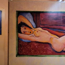 Phoenix Gift Shop - Men's restroom wall art