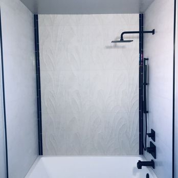 GZX Tile & Stone - Tub / shower tile installation. Porcelain, ceramic and glass accent tile. - Tiling Near Me