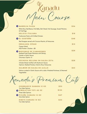 Menu photo 1 Restaurant Xanadu Lounge Ponce, PR Menu photo 1 Restaurant Xanadu Lounge Ponce, PR