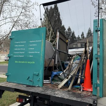 Nixxit Junk Removal - 2/3 of a truck full of junk and donations - Junk Removal & Hauling Near Me - Castro Valley, California Nixxit Junk Removal - 2/3 of a truck full of junk and donations - Junk Removal & Hauling Near Me - Castro Valley, California