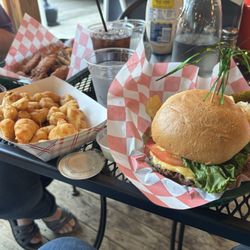 Twisted Spoke Cafe - Smash Burger and Fried Cheese Curd