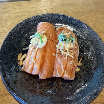 Under Wraps - Salmon Nigiri - Sushi Bars Near Me - Pleasant Grove, Utah