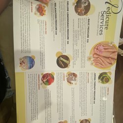 Lovely Nail Spa - Pedicure menu