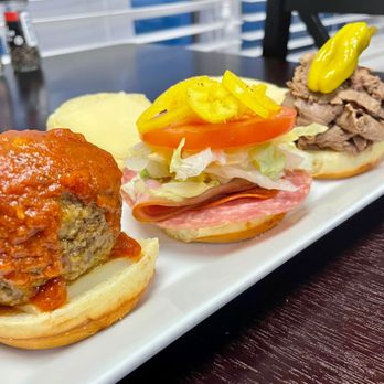 Ammirato's Meatball Cafe - Italian Slider Flight - Salad Near Me - Griffith, Indiana Ammirato's Meatball Cafe - Italian Slider Flight - Salad Near Me - Griffith, Indiana