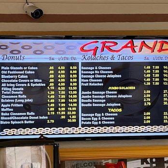 Super Donut - a menu on a large screen - Donuts Near Me - Schertz, Texas Super Donut - a menu on a large screen - Donuts Near Me - Schertz, Texas