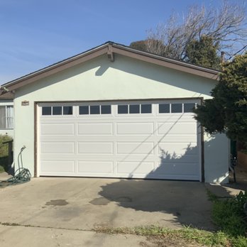 M & M Garage Doors - 16x7 CHI model 4283, long panel, white, Madison windows. - Garage Door Services Near Me M & M Garage Doors - 16x7 CHI model 4283, long panel, white, Madison windows. - Garage Door Services Near Me