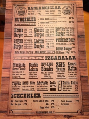 Menu photo 3 Virginia Angus Istanbul, 34