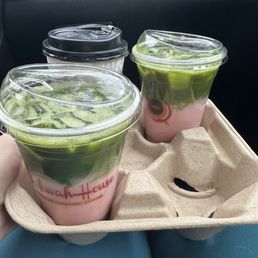 strawberry matcha