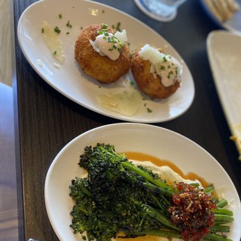 Oceans 234 - Broccolini, and potato side - New American Near Me - Deerfield Beach, Florida