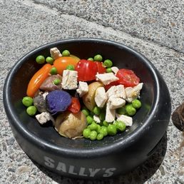 Dog menu, Chicken with veggies Dog menu, Chicken with veggies