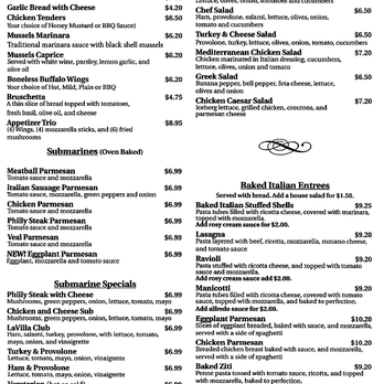 La Villa - Dinner Menu, page 2 of 4, as of 29-Jul-2012 - Italian Near Me - Lynchburg, Virginia La Villa - Dinner Menu, page 2 of 4, as of 29-Jul-2012 - Italian Near Me - Lynchburg, Virginia