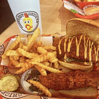 Dave's Hot Chicken - #Dave's #3 1 Tender & 1 Slider w/ Fries - Chicken Shop Near Me - Beaverton, Oregon Dave's Hot Chicken - #Dave's #3 1 Tender & 1 Slider w/ Fries - Chicken Shop Near Me - Beaverton, Oregon
