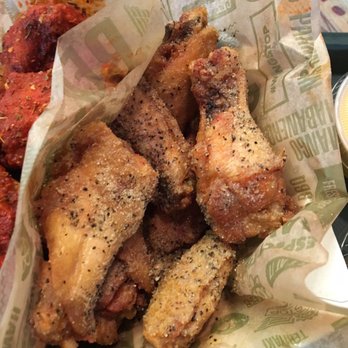 Wingstop - Lemon Pepper - More like lemon salt - Way too salty for Mrs. Texas and she loves salt - Chicken Wings Near Me - Copperas Cove, Texas