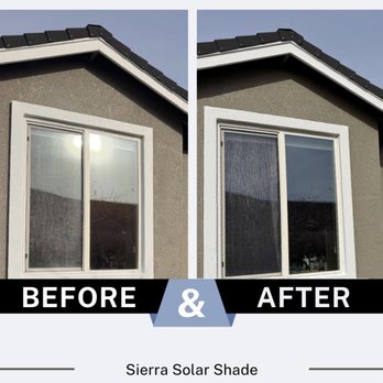 Sierra Solar Shade - Before & After: See the Difference Quality Window Tint Makes - Home Window Tinting Near Me Sierra Solar Shade - Before & After: See the Difference Quality Window Tint Makes - Home Window Tinting Near Me