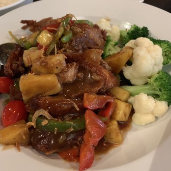 Laughing Monk Cafe - Tamarind Duck Dinner - Sushi Bars Near Me - Boston, Massachusetts