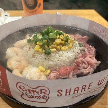 Pepper Lunch - Shrimp and beef - Japanese Near Me - Irvine, California Pepper Lunch - Shrimp and beef - Japanese Near Me - Irvine, California