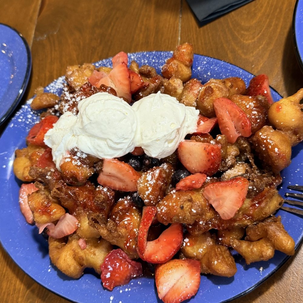 Over Easy Al's - Funnel cake nachos - Breakfast & Brunch Near Me - Gatlinburg, Tennessee Over Easy Al's - Funnel cake nachos - Breakfast & Brunch Near Me - Gatlinburg, Tennessee