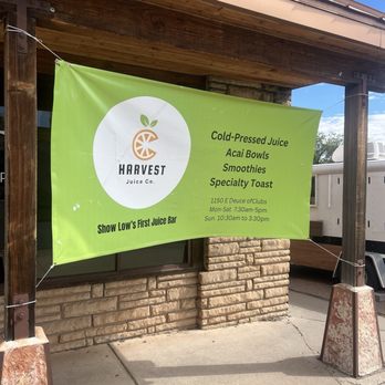 Harvest Juice Co - Sign - Juice Bars & Smoothies Near Me - Show Low, Arizona