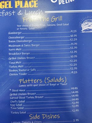 Menu photo 1 JP's Bagel Place Hollywood, FL Menu photo 1 JP's Bagel Place Hollywood, FL