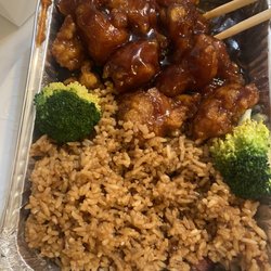 Dragon - C38. Orange Chicken Combination Plate