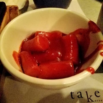 Take31 - Sweet Tteokbokki (free side dish) - Korean Near Me - New York, New York Take31 - Sweet Tteokbokki (free side dish) - Korean Near Me - New York, New York