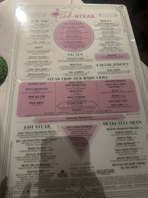 Menu photo 1 Pink Steak West Palm Beach, FL Menu photo 1 Pink Steak West Palm Beach, FL