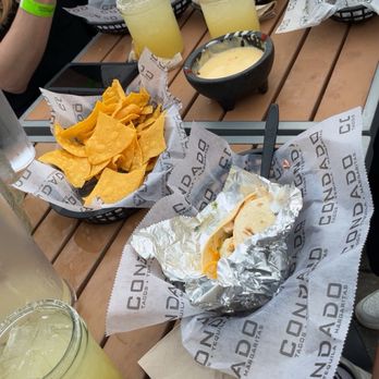 Condado Tacos - Queso Blanco, House Margarita Kit, chips and Tacos (build your own) - Bars Near Me - Columbus, Ohio
