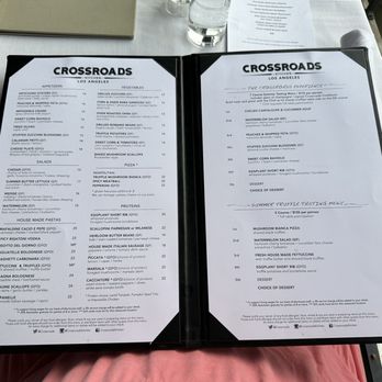Crossroads Kitchen - Menu - Vegan Near Me - Los Angeles, California