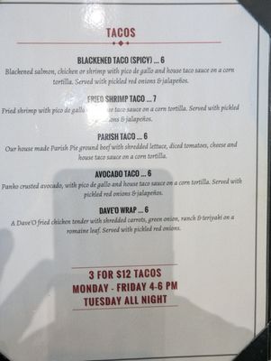 Menu photo 3 Parish Publick House Santa Cruz, CA Menu photo 3 Parish Publick House Santa Cruz, CA
