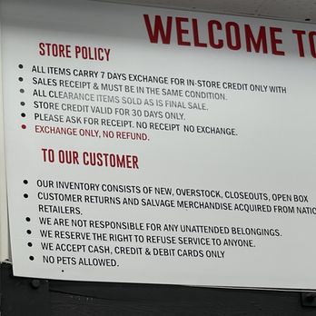 Brands 4 Less - Store policy - Outlet Stores Near Me - Fontana, California