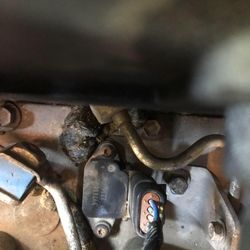Minute Muffler & Brake - This is my map sensor he said he replaced still covered in marmot shit and dirt you think if you had half a brain he would at least clean it