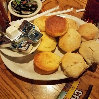 Cracker Barrel Old Country Store - Biscuits and Corn Muffins - American Near Me - Buda, Texas Cracker Barrel Old Country Store - Biscuits and Corn Muffins - American Near Me - Buda, Texas
