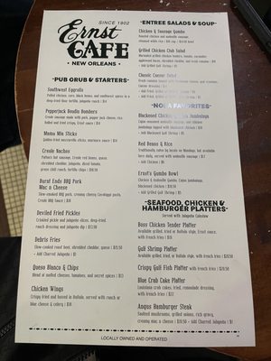 Menu photo 6 Ernst Cafe New Orleans, LA