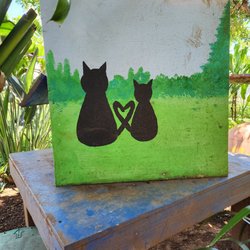 Surf Cat Ranch - Maui Cat Sanctuary - Cat art