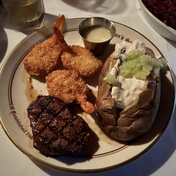 Clearman's Steak 'N Stein - The coconut shrimp was good the steak was alright and not sure why the chives on my potato looked so watery. - Steakhouses Near Me - Pico Rivera, California Clearman's Steak 'N Stein - The coconut shrimp was good the steak was alright and not sure why the chives on my potato looked so watery. - Steakhouses Near Me - Pico Rivera, California