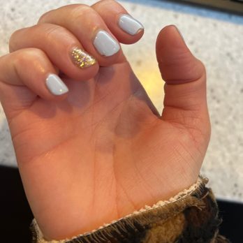 NT Nails - Chipped gel on two fingers - Nail Salons Near Me - Emeryville, California