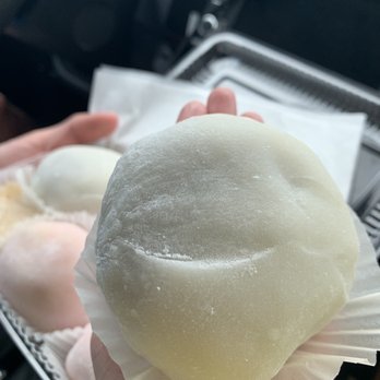 Two Ladies Kitchen - HUGE strawberry mochi with red bean - Bakeries Near Me - Hilo, Hawaii Two Ladies Kitchen - HUGE strawberry mochi with red bean - Bakeries Near Me - Hilo, Hawaii