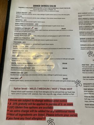 Menu photo 2 Thai Blossom Winter Garden, FL