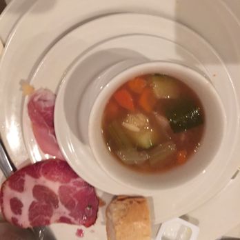 Trattoria Porretta - Vegetable minestrone (mehhh just ok) - Pizza Near Me - Chicago, Illinois