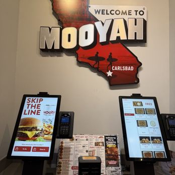 MOOYAH Burgers, Fries & Shakes - Can Order at kiosk - Hot Dogs Near Me - Carlsbad, California