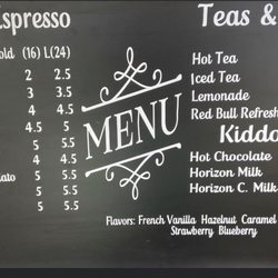 South River Grind - Menu